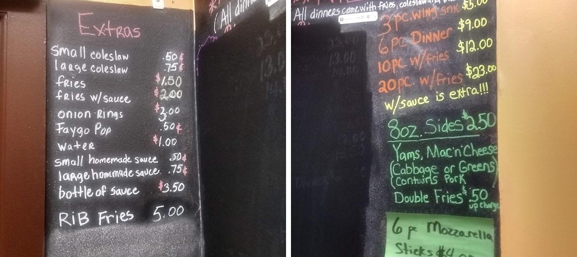 A Taste Above Menu